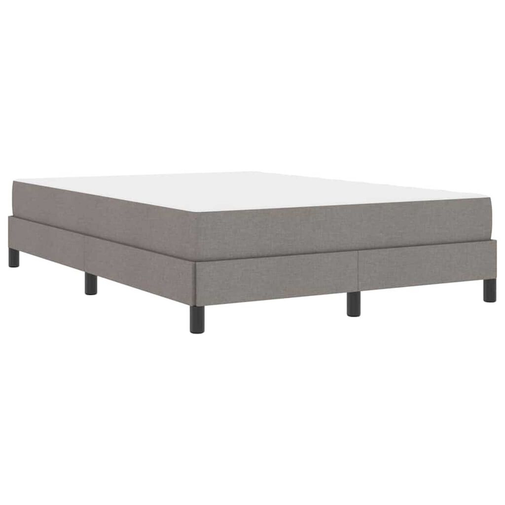vidaXL Κρεβάτι με ελατήρια με στρώμα Taupe 160 x 200 cm ύφασμα