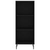 vidaXL Ντουλάπι Μαύρο 34,5x32,5x90 εκ. Επεξεργασμένο Ξύλο