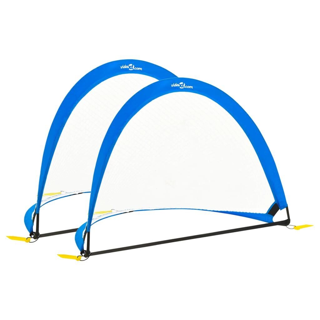 vidaXL Παιδικά Τέρματα Ποδοσφαίρου 2 τεμ. 183x117,5x120,5 εκ. & Τσάντα