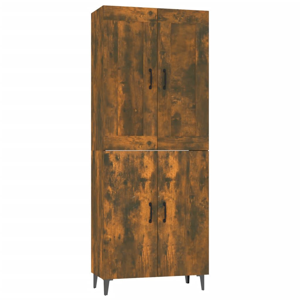 vidaXL Ντουλάπα Καπνιστή δρυς 70x34x180 cm από Επεξεργασμένο Ξύλο