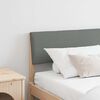 vidaXL Ταπετσαρισμένο κεφαλάρι Σκούρο Γκρι 180 cm Στερεά ξυλεία πεύκου