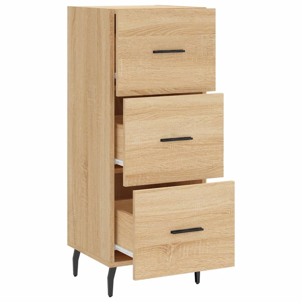 vidaXL Ντουλάπι Sonoma Δρυς 34,5x34x90 εκ. από Επεξεργασμένο Ξύλο