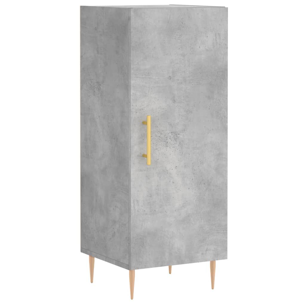 vidaXL Ντουλάπι Γκρι Σκυροδέματος 34,5x34x90 εκ. Επεξεργασμένο Ξύλο