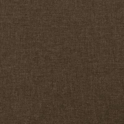 vidaXL Κρεβάτι Boxspring με Στρώμα Σκούρο Καφέ 160x200 εκ Υφασμάτινο