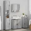 vidaXL Σετ Επίπλων Μπάνιου με πόρτα 4 pcs Γκρι sonoma 61 x 35 x 64 εκ.
