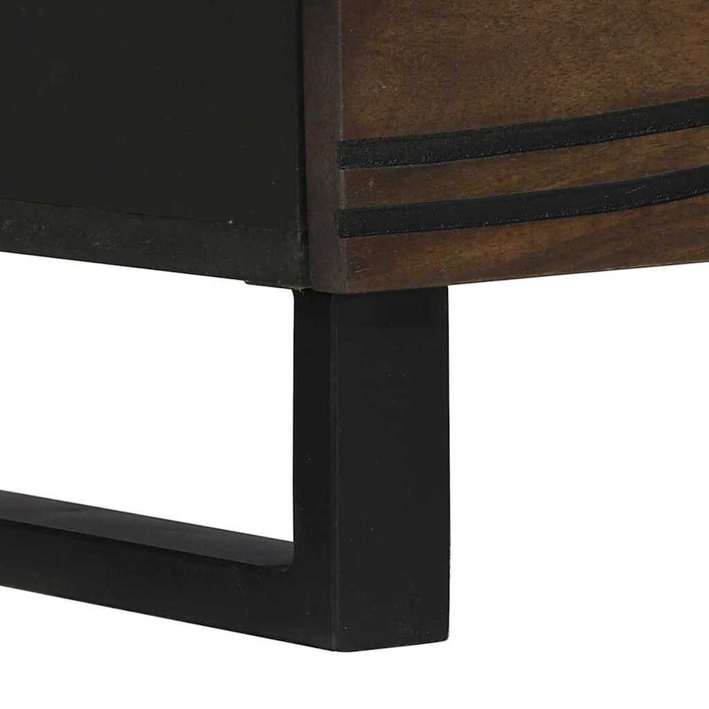 vidaXL Έπιπλο Τηλεόρασης Καφέ 70 x 33 x 46 εκ Μασίφ ξύλο μάνγκο