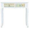 vidaXL Τραπέζι Κονσόλα Λευκό 80 x 40 x 74 εκ. Ξύλινο