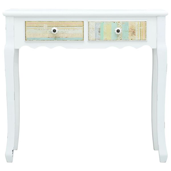 vidaXL Τραπέζι Κονσόλα Λευκό 80 x 40 x 74 εκ. Ξύλινο