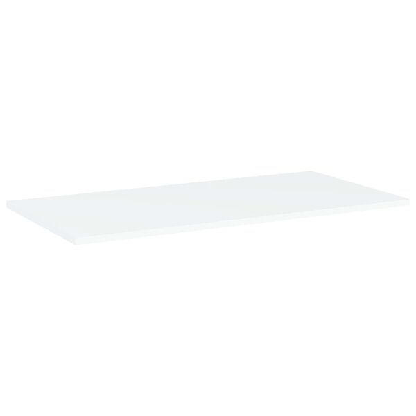 vidaXL Ράφια Βιβλιοθήκης 4 τεμ. Λευκά 80x40x1,5 εκ. από Επεξ. Ξύλο