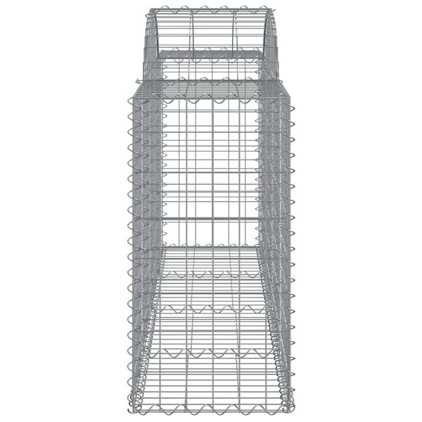 vidaXL Συρματοκιβώτια Τοξωτά 20 τεμ. 200x50x80/100 εκ. Γαλβαν. Ατσάλι