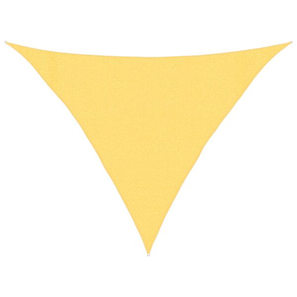 vidaXL Πανί Σκίασης Μπεζ 3 x 3 x 4,2 μ. από HDPE 160 γρ/μ²
