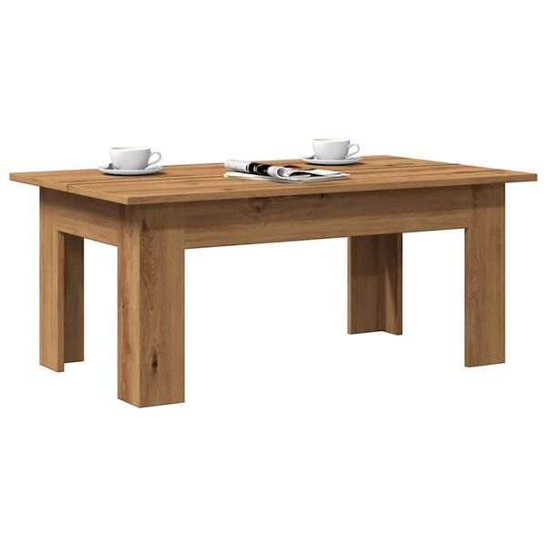 vidaXL Τραπεζάκι Σαλονιού Αρτισιανή Δρυς 100x60x42 εκ. Επεξ. Ξύλο
