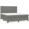 vidaXL &Kappa;&rho;&epsilon;&beta;ά&tau;&iota; Boxspring &mu;&epsilon; &Sigma;&tau;&rho;ώ&mu;&alpha; &Sigma;&kappa;&omicron;ύ&rho;&omicron; &Gamma;&kappa;&rho;&iota; 180x200 &epsilon;&kappa; &Upsilon;&phi;&alpha;&sigma;&mu;ά&tau;&iota;&nu;