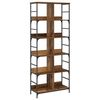 vidaXL &Rho;ά&phi;&iota; &Beta;&iota;&beta;&lambda;ί&omega;&nu; 4 &epsilon;&pi;&iota;&pi;έ&delta;&omega;&nu; 78,5 x 33 x 188,5 &epsilon;&kappa; &mu;έ&tau;&alpha;&lambda;&lambda;&omicron; PB