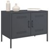 vidaXL Έπιπλο Τηλεόρασης Ανθρακί 68x39x50,5 εκ. από Χάλυβα