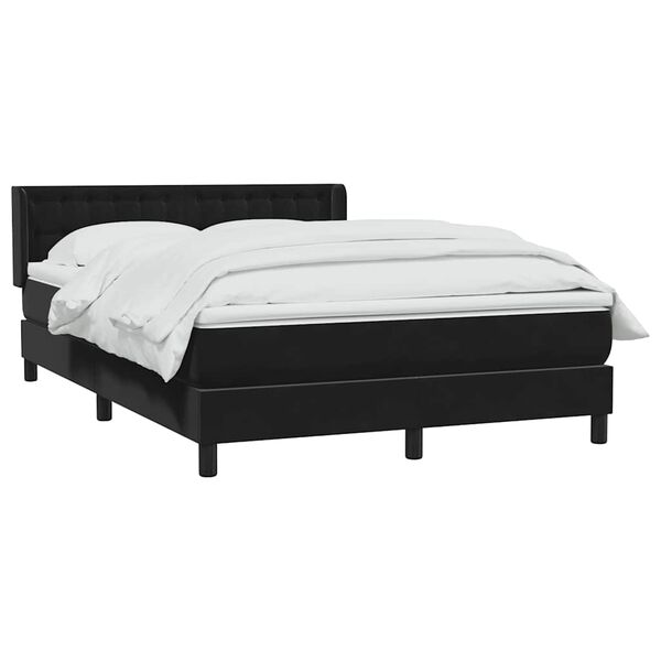vidaXL &Kappa;&rho;&epsilon;&beta;ά&tau;&iota; Boxspring &mu;&epsilon; &Sigma;&tau;&rho;ώ&mu;&alpha; &Mu;&alpha;ύ&rho;&omicron; 160x210 &epsilon;&kappa;. &Beta;&epsilon;&lambda;&omicron;ύ&delta;&iota;&nu;&omicron;