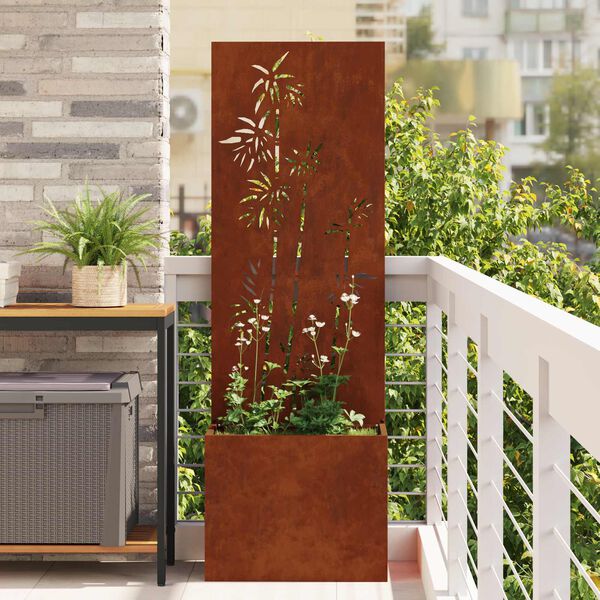 vidaXL &Omicron;&theta;ό&nu;&eta; &Iota;&delta;&iota;&omega;&tau;&iota;&kappa;ό&tau;&eta;&tau;&alpha;&sigmaf; &Kappa;ή&pi;&omicron;&upsilon; Floral &Sigma;&kappa; rusty 50 x 140 cm