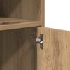 vidaXL Ντουλάπι Τροχήλατο Αρτισιανή Δρυς 60x48x81 εκ. από Επεξ. Ξύλο