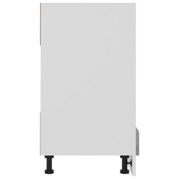 vidaXL Ντουλάπι Φούρνου Lyon Γκρι Sonoma 60x46x81,5εκ.
