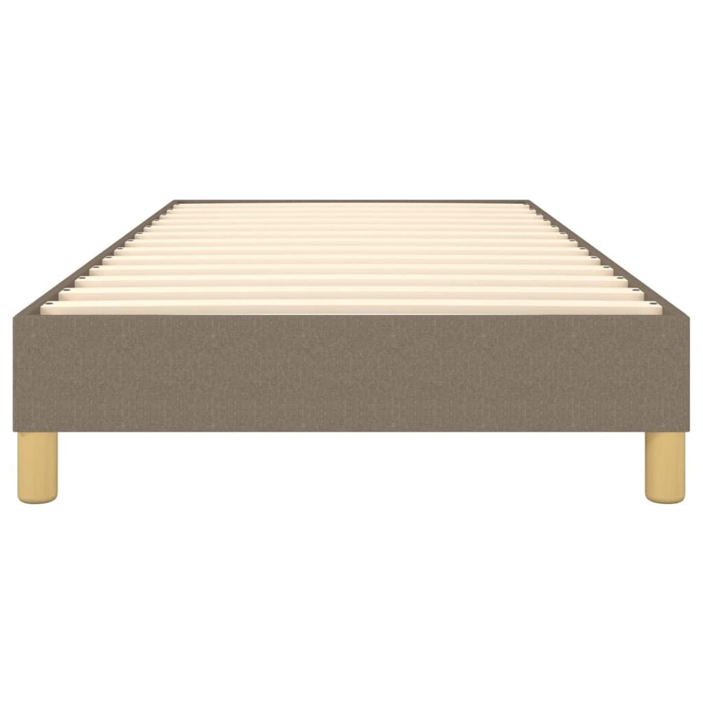 vidaXL Σκελετός Κρεβατιού Χωρίς Στρώμα Taupe 80x200 εκ. Υφασμάτινο