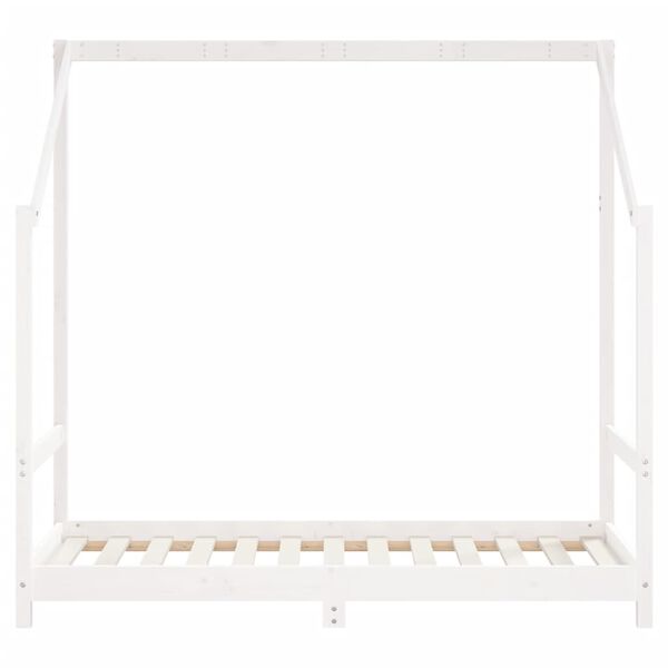 vidaXL Πλαίσιο Παιδικού Κρεβατιού 2x(80x160)εκ. Μασίφ Ξύλο Πεύκου