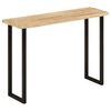 vidaXL &Tau;&rho;&alpha;&pi;έ&zeta;&iota; &Kappa;&omicron;&nu;&sigma;ό&lambda;&alpha; &mu;&epsilon; Live Edge 105x33x76 &epsilon;&kappa;. &Mu;&alpha;&sigma;ί&phi; &Xi;ύ&lambda;&omicron; &Mu;ά&nu;&gamma;&kappa;&omicron;