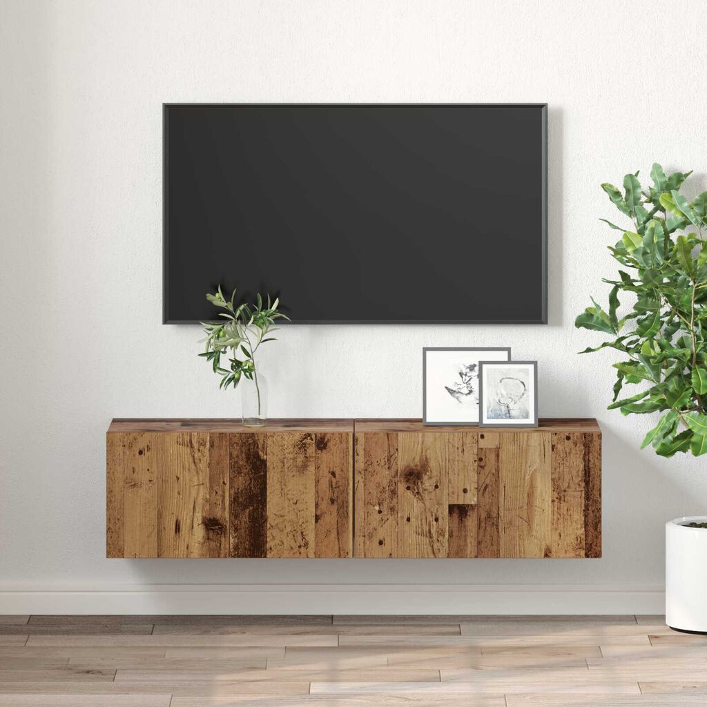 vidaXL Ντουλάπι TV 2 pcs Πολύχρωμο 60 x 30 x 30 cm Επεξεργασμένο ξύλο