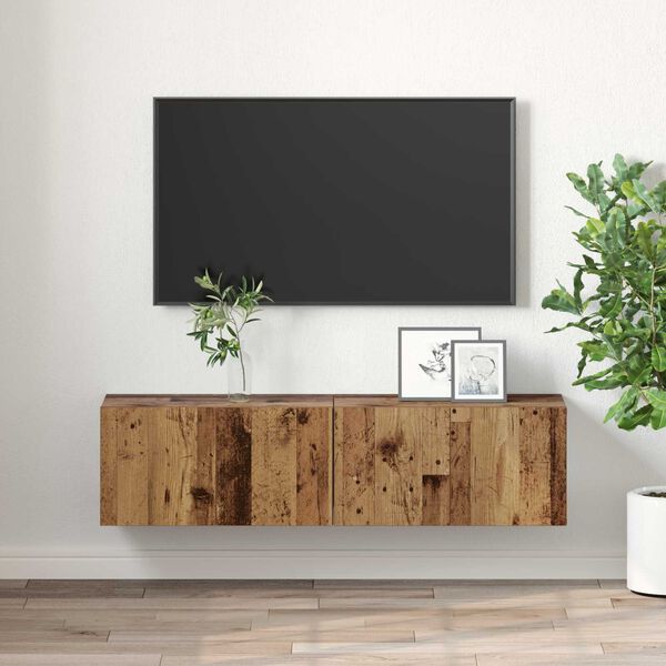 vidaXL Ντουλάπι TV 2 pcs Πολύχρωμο 60 x 30 x 30 cm Επεξεργασμένο ξύλο