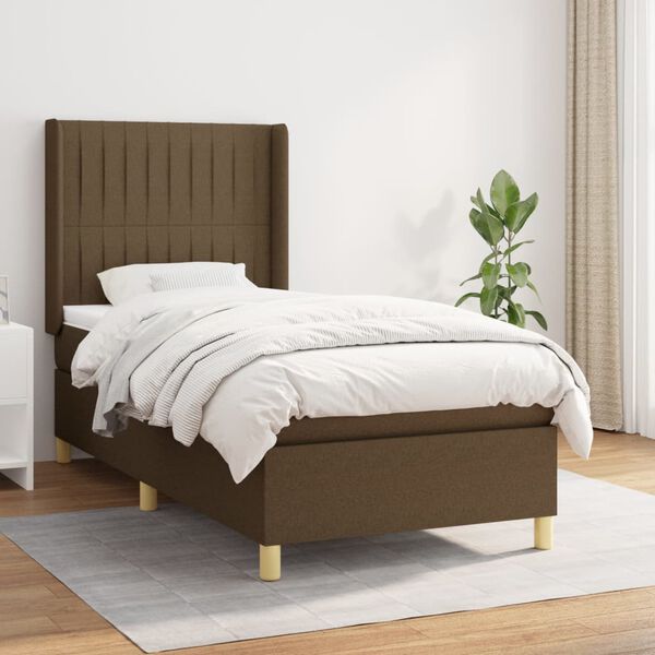 vidaXL &Kappa;&rho;&epsilon;&beta;ά&tau;&iota; Boxspring &mu;&epsilon; &Sigma;&tau;&rho;ώ&mu;&alpha; &Sigma;&kappa;&omicron;ύ&rho;&omicron; &Kappa;&alpha;&phi;έ 100x200 &epsilon;&kappa;. &Upsilon;&phi;&alpha;&sigma;&mu;ά&tau;&iota;&nu;&omicron;