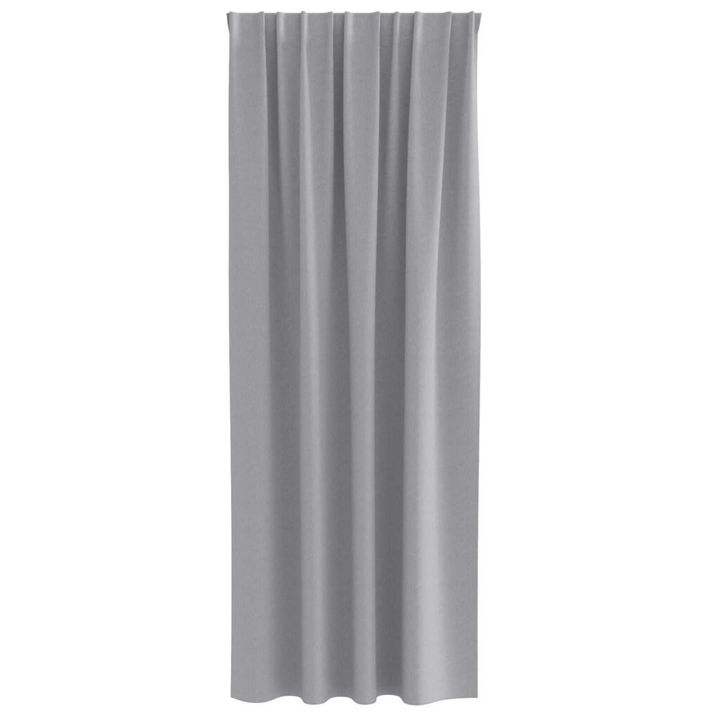 vidaXL Κουρτίνες 2 pcs Ανοιχτό γκρι 245 x 140 εκ. Πολυεστέρας