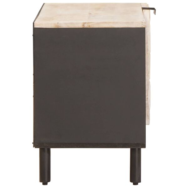 vidaXL &Nu;&tau;&omicron;&upsilon;&lambda;ά&pi;&iota; TV &mu;&epsilon; &pi;ό&rho;&tau;&alpha; &Lambda;&epsilon;&upsilon;&kappa;ό &Phi;&iota;&nu;ί&rho;&iota;&sigma;&mu;&alpha; &Kappa;&alpha;&theta;&alpha;&rho;&iota;&sigma;&mu;&omicron;ύ 80 x 33 x 46 &epsilon;&kappa;