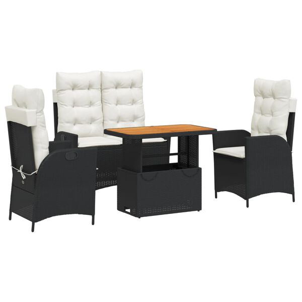 vidaXL &Sigma;&epsilon;&tau; &Tau;&rho;&alpha;&pi;&epsilon;&zeta;&alpha;&rho;ί&alpha;&sigmaf; &Kappa;ή&pi;&omicron;&upsilon; &mu;&epsilon; &Mu;&alpha;&xi;&iota;&lambda;ά&rho;&iota;&alpha; 4 &tau;&epsilon;&mu;. &Mu;&alpha;ύ&rho;&omicron; &alpha;&pi;ό &Sigma;&upsilon;&nu;&theta;. &Rho;&alpha;&tau;ά&nu;