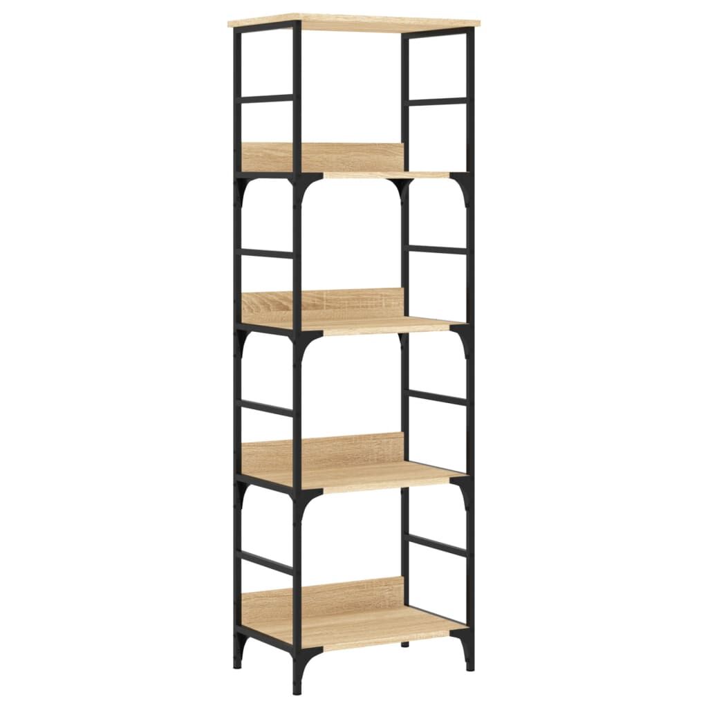 vidaXL Βιβλιοθήκη Sonoma Δρυς 50x33x153 εκ. Επεξεργασμένο Ξύλο
