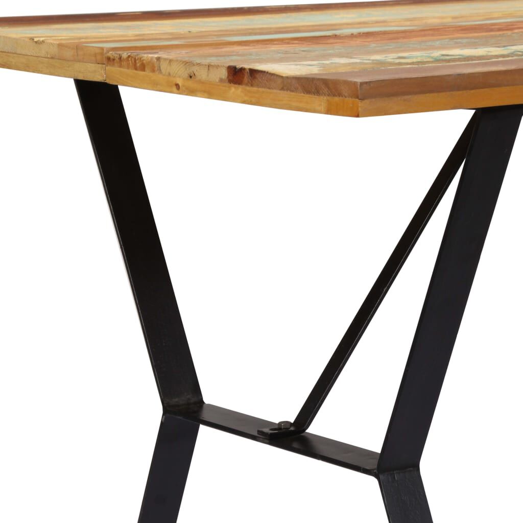 vidaXL Τραπεζαρία 140 x 80 x 76 εκ. από Μασίφ Ανακυκλωμένο Ξύλο
