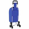 vidaXL Καρότσι Αγορών Μπλε 39.5 x 33 x 93 εκ Ύφασμα Oxford