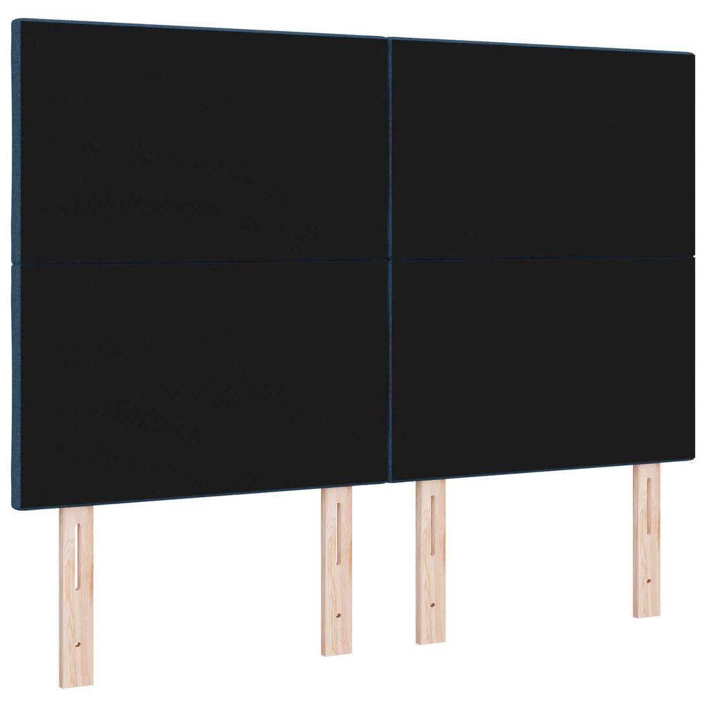 vidaXL LED Κεφαλάρι Διαμαντιού Μπλε 144 εκ Ύφασμα