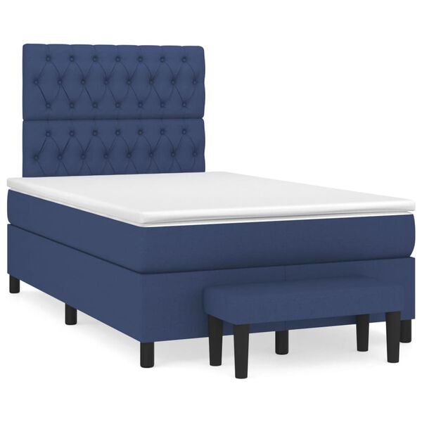 vidaXL &Kappa;&rho;&epsilon;&beta;ά&tau;&iota; Boxspring &mu;&epsilon; &Sigma;&tau;&rho;ώ&mu;&alpha; &Mu;&pi;&lambda;&epsilon; 120x200 &epsilon;&kappa;. &Upsilon;&phi;&alpha;&sigma;&mu;ά&tau;&iota;&nu;&omicron;