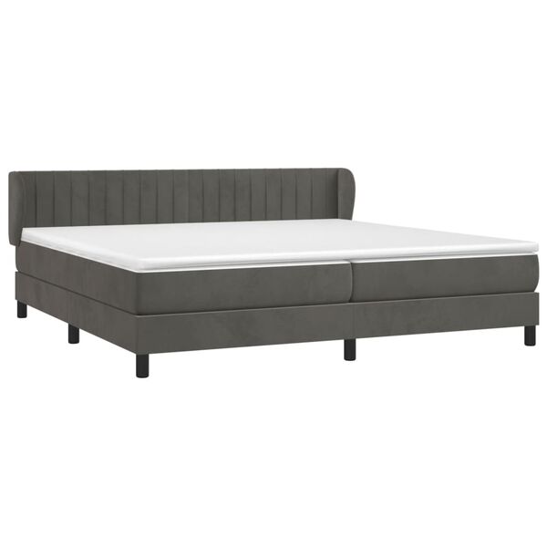 vidaXL &Kappa;&rho;&epsilon;&beta;ά&tau;&iota; Boxspring &mu;&epsilon; &Sigma;&tau;&rho;ώ&mu;&alpha; &Sigma;&kappa;&omicron;ύ&rho;&omicron; &Gamma;&kappa;&rho;&iota; 200x200 &epsilon;&kappa;. &Beta;&epsilon;&lambda;&omicron;ύ&delta;&iota;&nu;&omicron;
