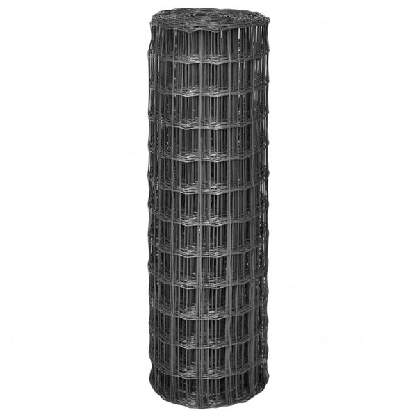 vidaXL Συρματόπλεγμα Γκρι 10 x 1,2 μ. Ατσάλινο