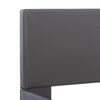 vidaXL Πλαίσιο Κρεβατιού με LED Γκρι 180 x 200 εκ. από Συνθετικό Δέρμα