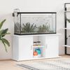 vidaXL Βάση Ενυδρείου Λευκή 121 x 41 x 58 εκ. από Επεξεργασμένο Ξύλο