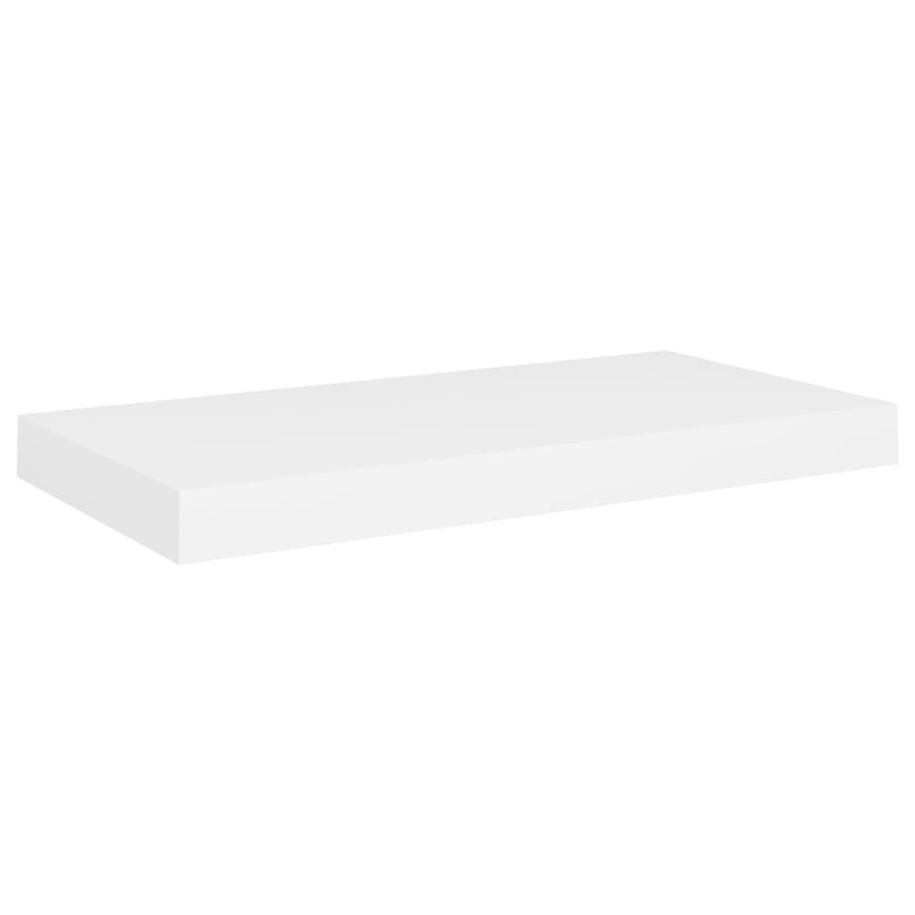 vidaXL Ράφια Τοίχου 4 τεμ. Λευκά 50 x 23 x 3,8 εκ. MDF