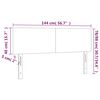vidaXL Κεφαλάρια Κρεβατιού 2 τεμ. Μαύρα 72x5x78/88 εκ. Συνθετικό Δέρμα