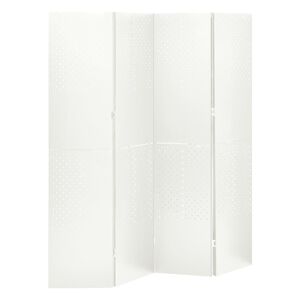 vidaXL &Delta;&iota;&alpha;&chi;&omega;&rho;&iota;&sigma;&tau;&iota;&kappa;ό &Delta;&omega;&mu;&alpha;&tau;ί&omicron;&upsilon; &mu;&epsilon; 4 &Pi;ά&nu;&epsilon;&lambda; &Lambda;&epsilon;&upsilon;&kappa;ό 160 x 180 &epsilon;&kappa;. &alpha;&pi;ό &Alpha;&tau;&sigma;ά&lambda;&iota;