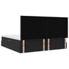 vidaXL Κρεβάτι με αποθηκευτικό χώρο και LED Μαύρο 200 x 200 cm Βελούδο