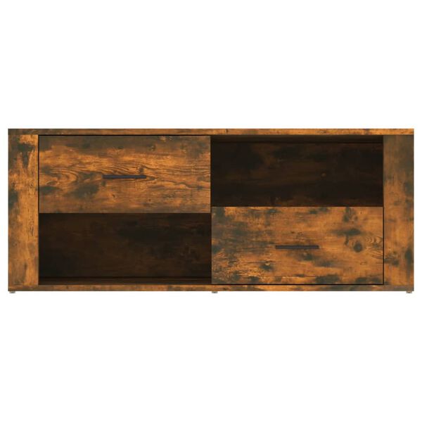 vidaXL Έπιπλο Τηλεόρασης Καπνιστή Δρυς 100x35x40 εκ. Επεξ. Ξύλο