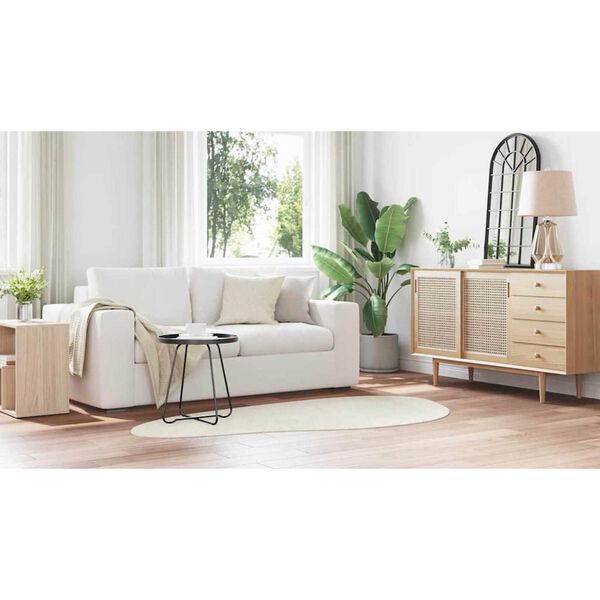 vidaXL Χαλί HUARTE Κρεμ 100 x 200 cm Πολυεστέρας