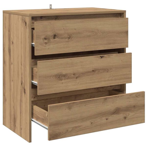 vidaXL Μπουφές Artisan Δρυς 70x41x75 εκ. από Επεξεργασμένο Ξύλο