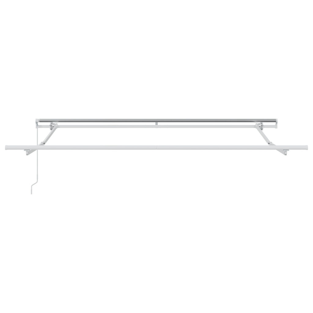 vidaXL Χειροκίνητη Ανασυρόμενη Τέντα Λευκή 350x250 εκ