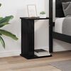 vidaXL End Table &Mu;&alpha;ύ&rho;&eta; &Omicron;&xi;&upsilon;ά 35 x 25 x 50 &epsilon;&kappa; &Epsilon;&pi;&epsilon;&xi;&epsilon;&rho;&gamma;&alpha;&sigma;&mu;έ&nu;&omicron; &xi;ύ&lambda;&omicron;